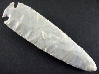Fine Authentic 4 1/8 Inch Collector Grade Indiana Dovetail Point Arrowheads 2