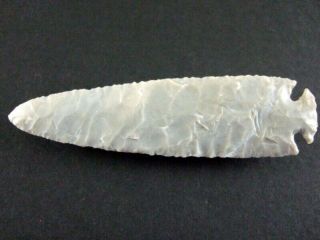 Fine Authentic 4 1/8 Inch Collector Grade Indiana Dovetail Point Arrowheads 3