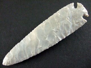Fine Authentic 4 1/8 Inch Collector Grade Indiana Dovetail Point Arrowheads 4