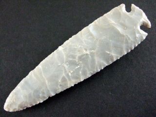Fine Authentic 4 1/8 Inch Collector Grade Indiana Dovetail Point Arrowheads 5