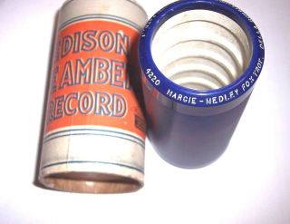 Edison Phonograph 4m Record 4220,  " Margie Medley - Fox Trot ",  Della Robbia