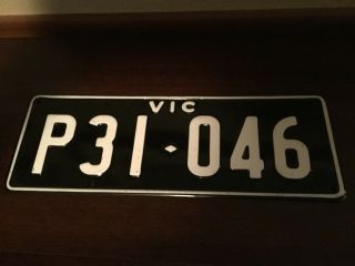 Australian Victoria License Plate