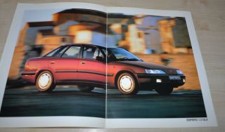 1996 Daewoo Espero Cars Sales Brochure Prospekt 4