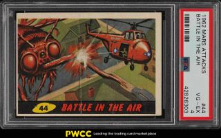 1962 Topps Mars Attacks Battle In The Air 44 Psa 4 Vgex (pwcc)