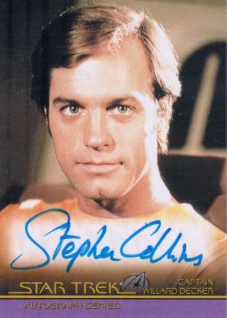 Complete Movies Autograph Card A2 Stephen Collins As Captain Decker