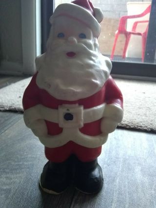 Vintage Large Gurley Santa Claus Wax Candle Christmas 8 " Unusual Size