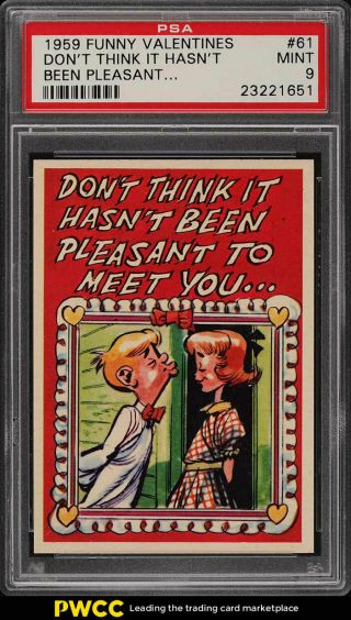 1959 Topps Funny Valentines Don 