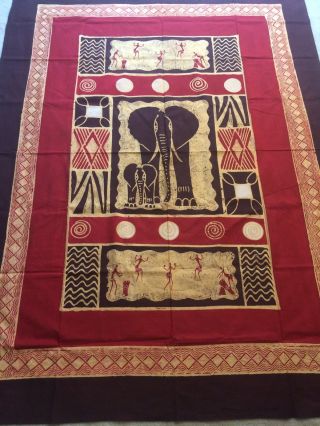 Authentic West African Elephant Batik