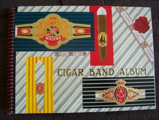 Vintage,  Cigar Band Album - Willem 11.  1962.