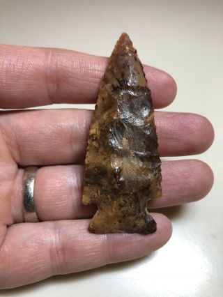 Authentic Corner Notch Arrowhead Point Artifact Tennesee Tn Midsouth