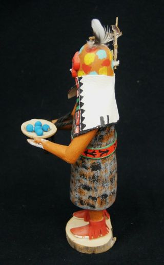 Antique Hopi Kachina Doll Mudhead Signed Native American Hand Painted A8634 2