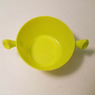 Shrek Plastic Vintage Green Bowls Kellogg Co Cereal Green Ogre Ears Dreamworks 2