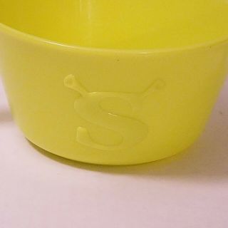 Shrek Plastic Vintage Green Bowls Kellogg Co Cereal Green Ogre Ears Dreamworks 3