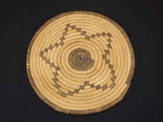 A Pima Basket Tray,  Native American Indian,  Circa: 1910