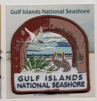 Gulf Islands National Seashore Souvenir Florida Mississippi Patch