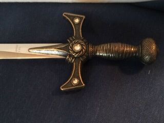 Xena Warrior Princess Bronze Sword Letter Opener Rare