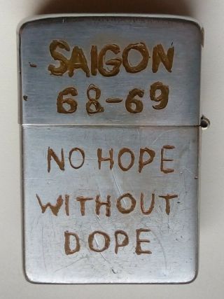 Zippo.  Vietnam.  Saigon 68 - 69.