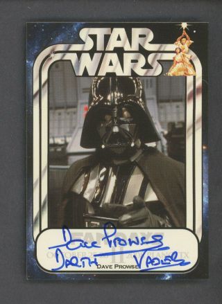 2008 Official Pix Star Wars Fan Days 2 Dave Prowse As Darth Vader Auto