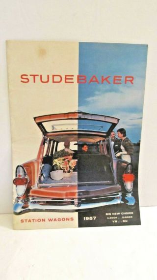 1957 Studebaker Station Wagon Dealer Brochure