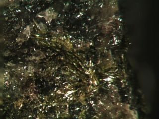 Stibivanite Rare Mineral Micromount From Canada