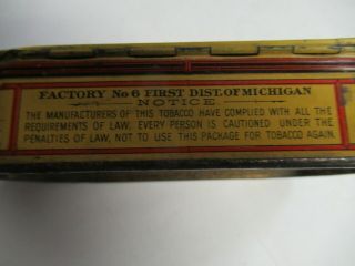 Vintage Tobacco Tin - - Bagley ' s (YOC - O - May) - Hash cut 5