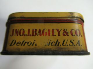 Vintage Tobacco Tin - - Bagley ' s (YOC - O - May) - Hash cut 7