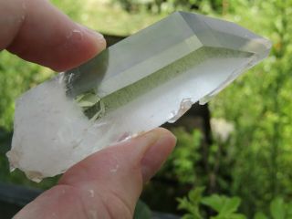 Arkansas Quartz Crystal Natural Point 82mm Window Trigger