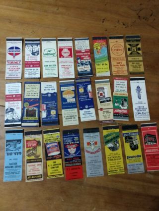 50 Service Stations Gas Stations Us Vintage Matchcovers