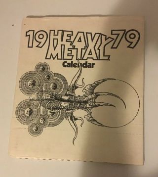 1979 Heavy Metal Calendar