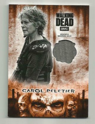 2018 Walking Dead Hunters & Hunted Carol Costume Relic Rust D 26/99