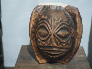 Gecko Tanganui Coconut Tiki Mug - La Mariana - South Sea Arts - Signed
