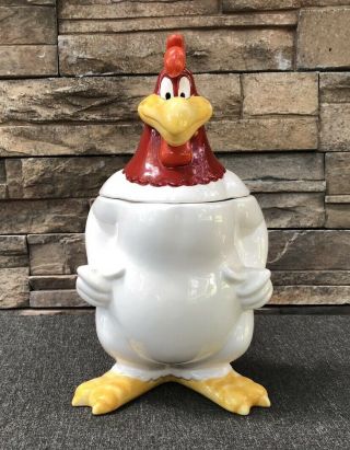 Foghorn Leghorn Rooster Cookie Jar Retired Looney Tunes Warner Bros 1993