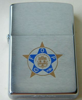 Zippo 1994 Fop Fraternal Order Of Police Unlit