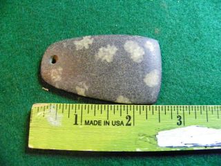 Hard Stone Pendant Indian Artifacts / Arrowheads