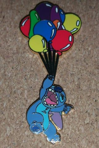 Disney P.  I.  N.  S.  Stitch With Balloons Pin Le 500