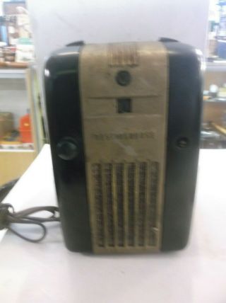 Vintage Am Westinghouse Radio Parts / Repair Little Jewel Refrigerator Lights Up