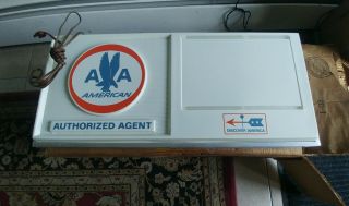American Airlines Double Sided Hanging Lighted Sign 3