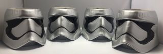 Star Wars The Force Awakens Phasma Sculpted Ceramic Mug By Zak Pack Of 4