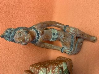 Mayan Aztec Ceramic Pottery Mexico Terracotta Clay Statue Figures Terra Cotta 3