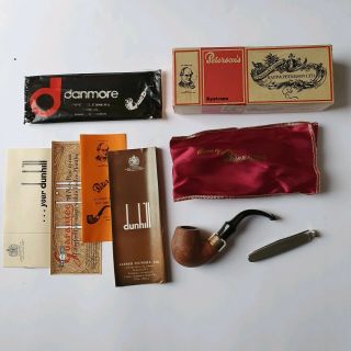 Vintage K & P Kapp & Peterson Tobacco Smoking Pipe Complete (with Satchel, .