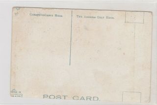 VINTAGE POSTCARD F.  W.  NIVEN GRANTS COFFEE PALACE ADELAIDE 1900s Misprinted card 2