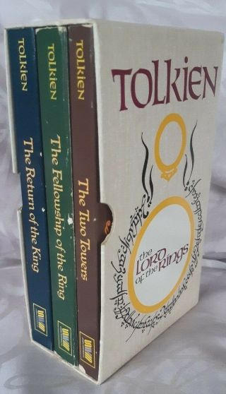 Rare Box Set The Lord Of The Rings Trilogy 1966 Unwin