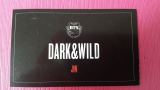 BTS JIN Official Photo Card 1st Album Dark & Wild Bangtan Boys Photocard 2