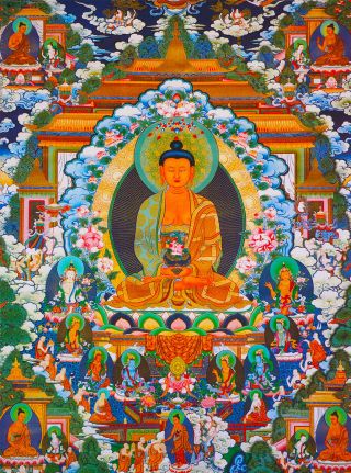 Tibet Budha Budhist China Chinese Orient Travel Advertisement Poster