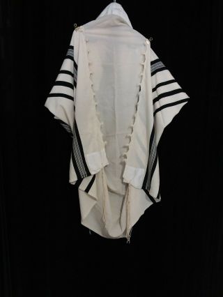 Kosher Tallit Prayer Shawl 100 Wool Size 60 68x56 In 172x144 Cm 2135