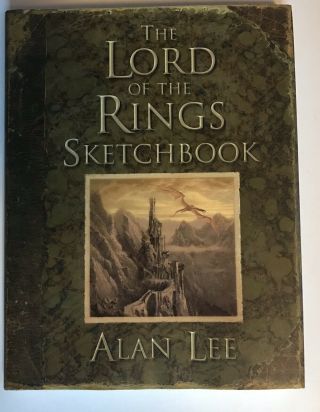 Lord Of The Rings Sketch Book Alan Lee Hc Book 2005