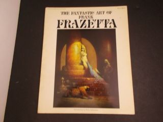 Ebab - The Fantastic Art Of - Frank Frazetta E Softcover - Peacock Press 1975