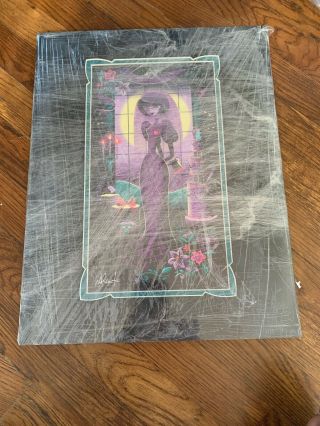 Art Of Disney Haunted Mansion Bride Constance And Hat Box Ghost By Jeff Granito
