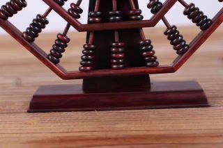 display red hard wood China rosewood the Eight Diagrams rotate Abacus 7