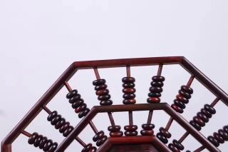 display red hard wood China rosewood the Eight Diagrams rotate Abacus 8